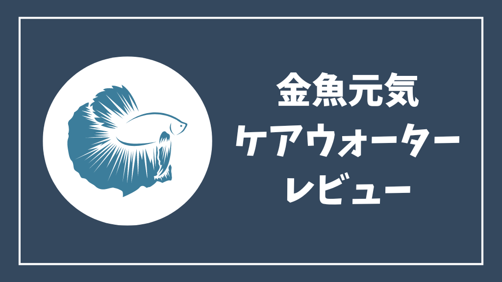 金魚元気ケアウォーターレビュー