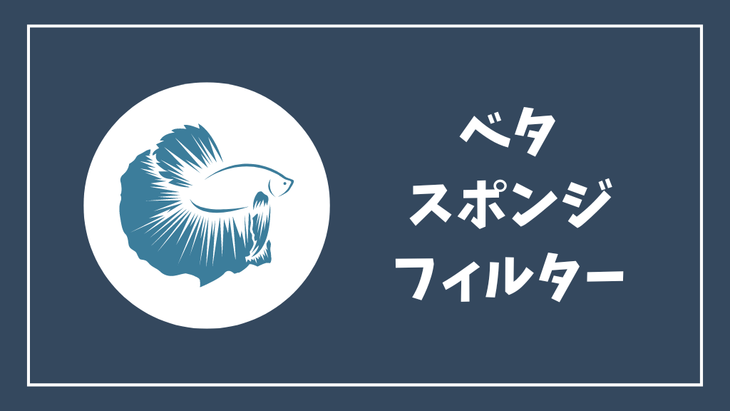 ベタおすすめスポンジフィルター