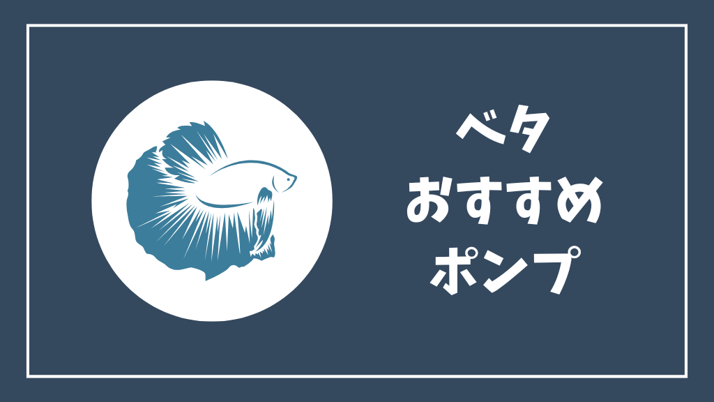 ベタにおすすめの水換えポンプ