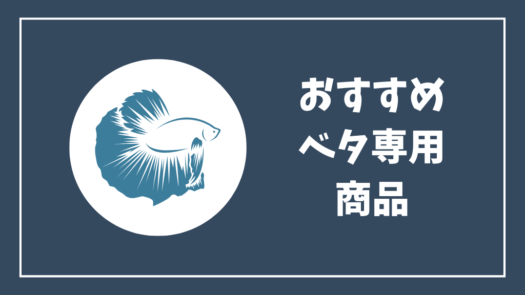 おすすめベタ専用商品