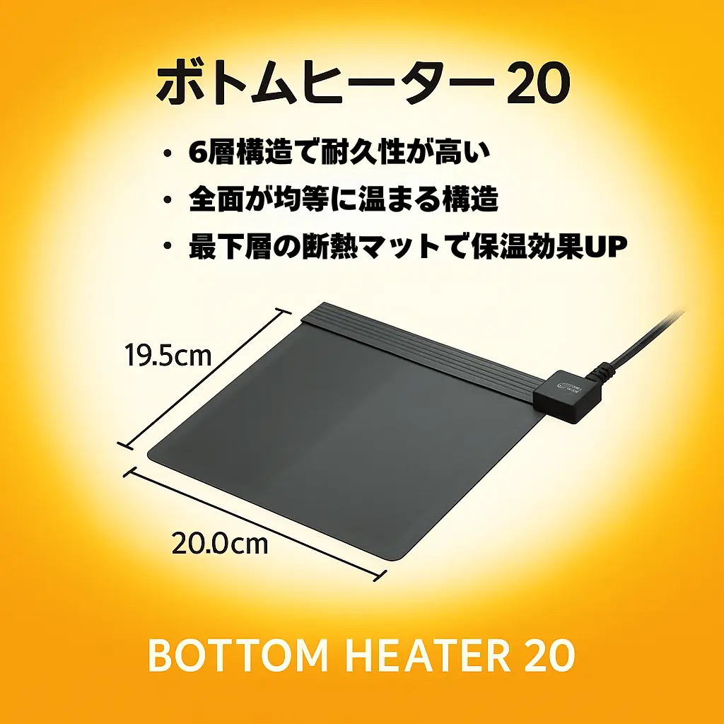 ボトムヒーター20インフォグラフィック