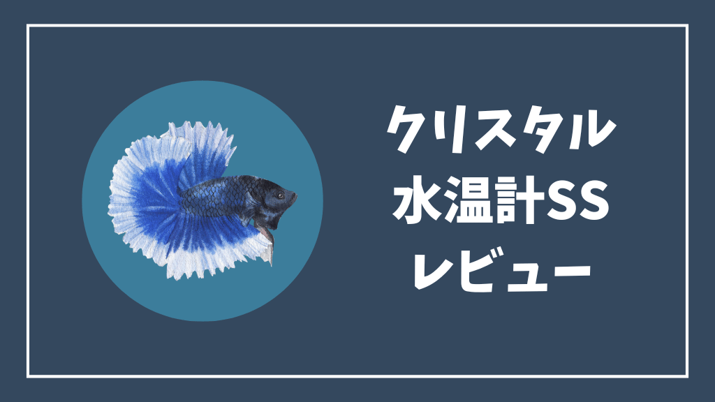 クリスタル水温計SSレビュー