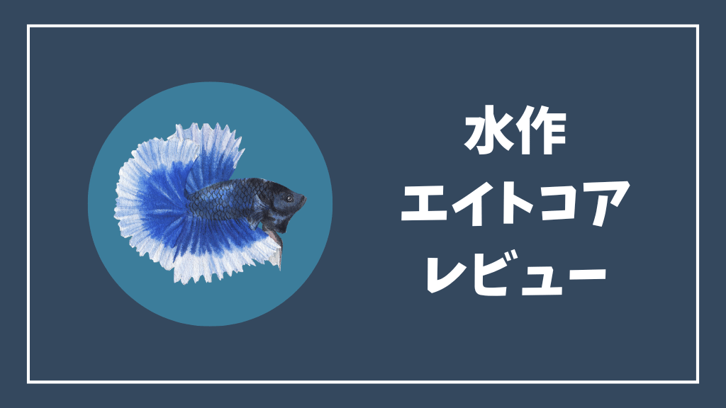 水作エイトコアレビュー