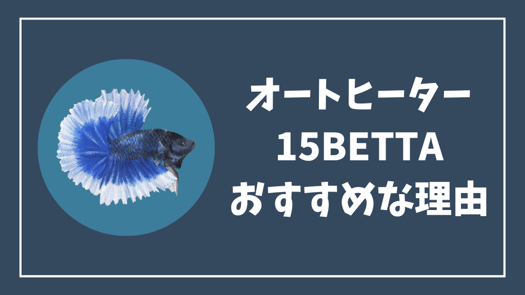 オートヒーター15BETTAがおすすめな理由