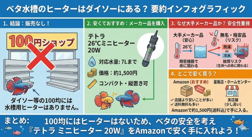 ダイソーのヒーター販売