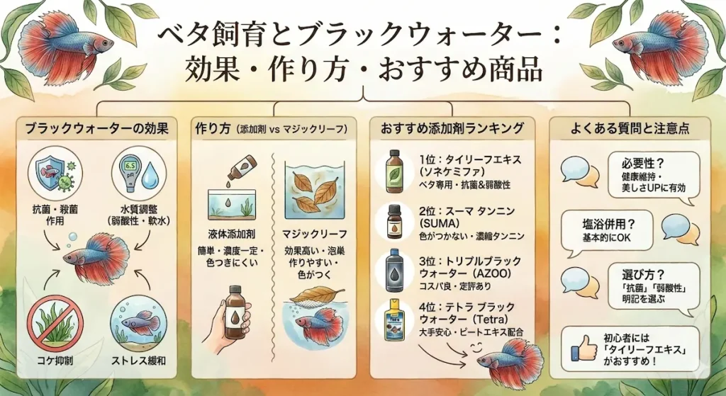 ベタのブラックウォーター