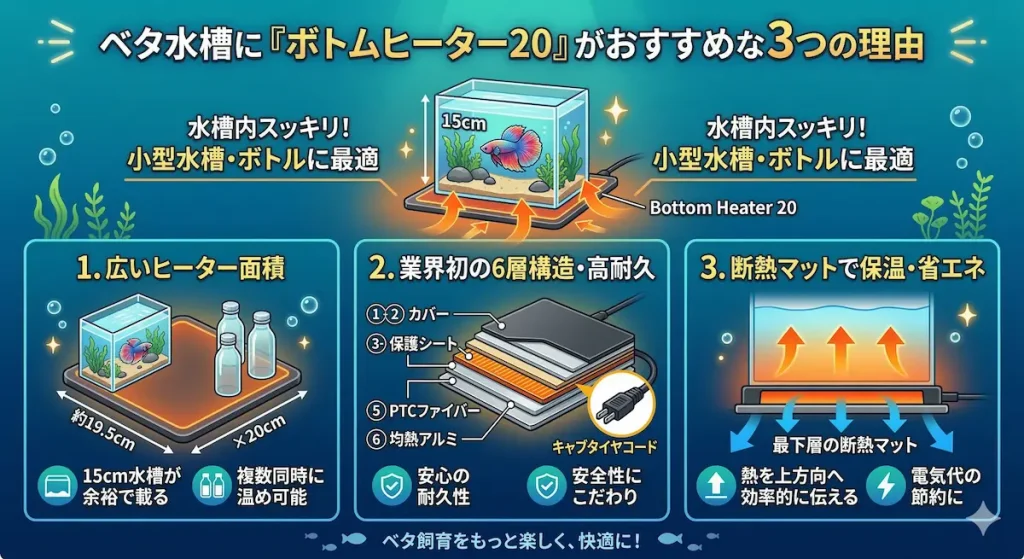 ボトムヒーター20