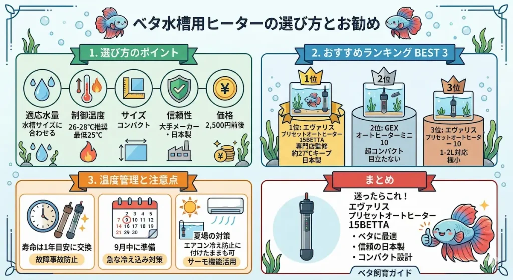 ベタのヒーター