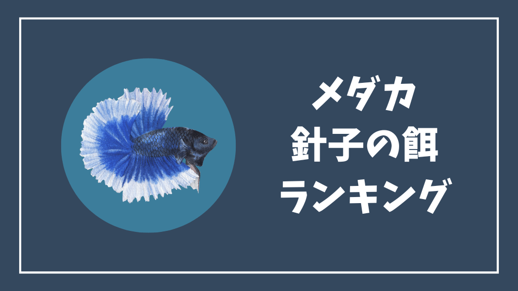 メダカの針子におすすめの餌