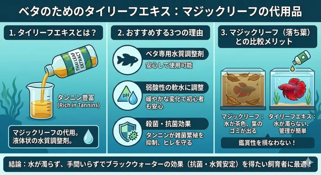 ベタのタイリーフエキス