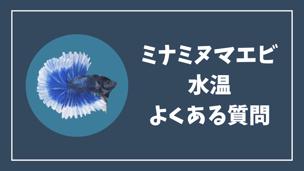 ミナミヌマエビの水温のよくある質問