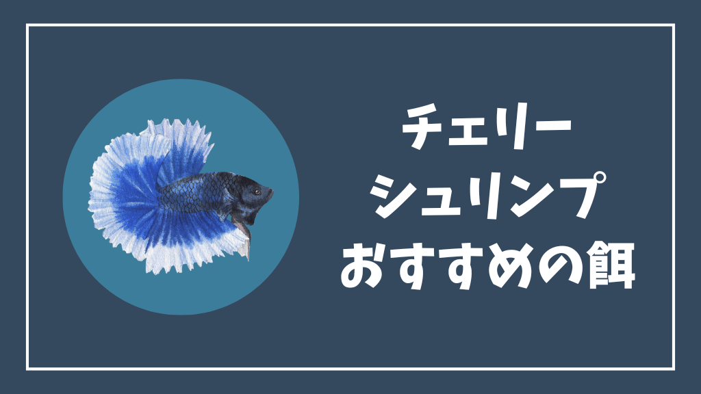 チェリーシュリンプにおすすめの餌