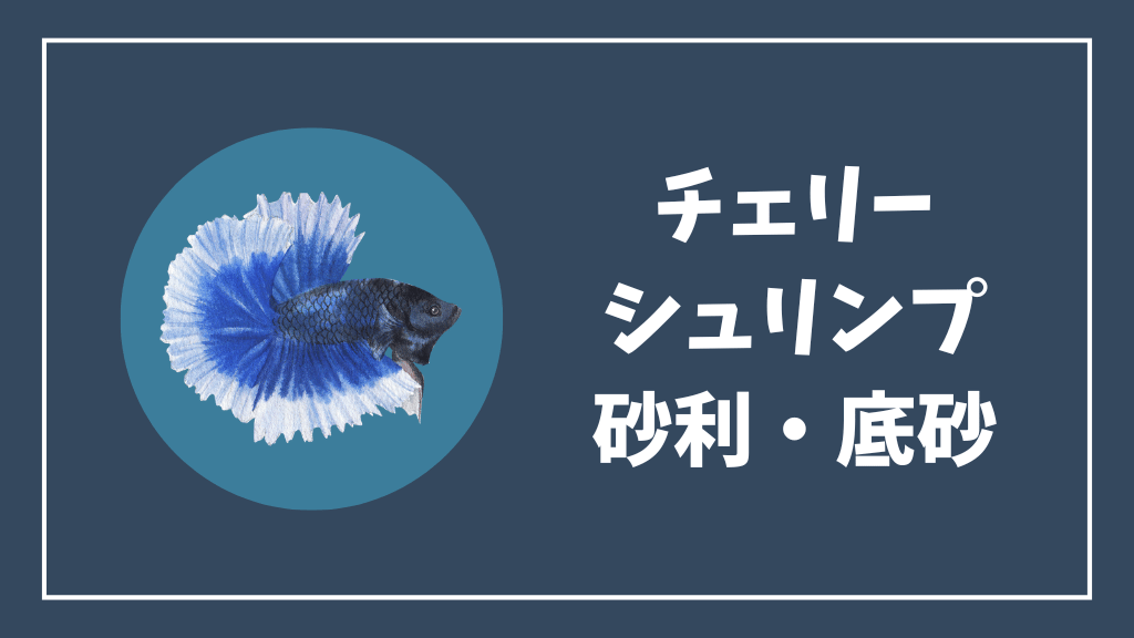 チェリーシュリンプにおすすめの砂利